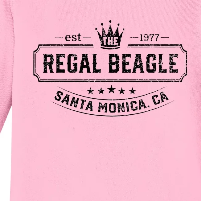 The Regal Beagle Funny Beagle Baby Long Sleeve Bodysuit