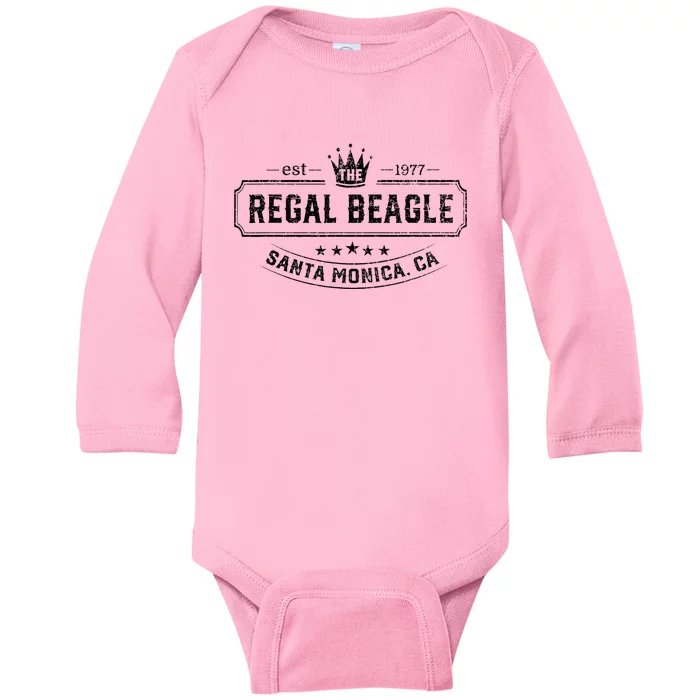 The Regal Beagle Funny Beagle Baby Long Sleeve Bodysuit