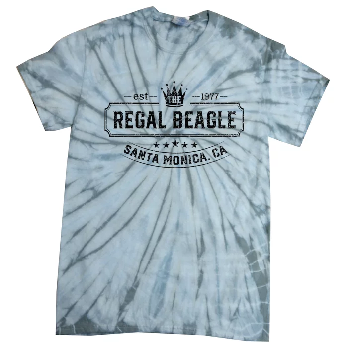 The Regal Beagle Funny Beagle Tie-Dye T-Shirt