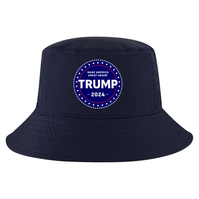 Trumps Reelection Badge 2024 Cool Comfort Performance Bucket Hat