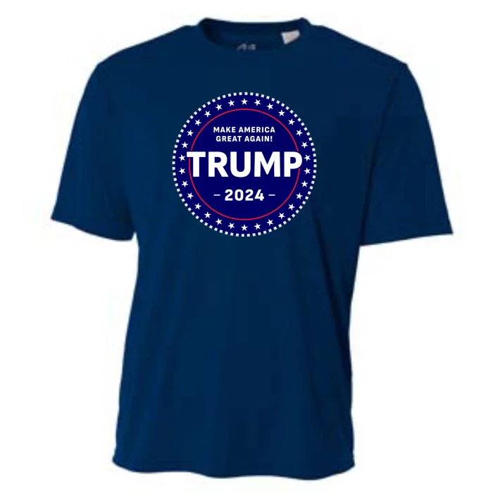 Trumps Reelection Badge 2024 Cooling Performance Crew T-Shirt