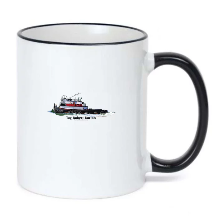 Tug Robert Burton Black Color Changing Mug