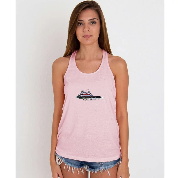 Tug Robert Burton Women's Knotted Racerback Tank