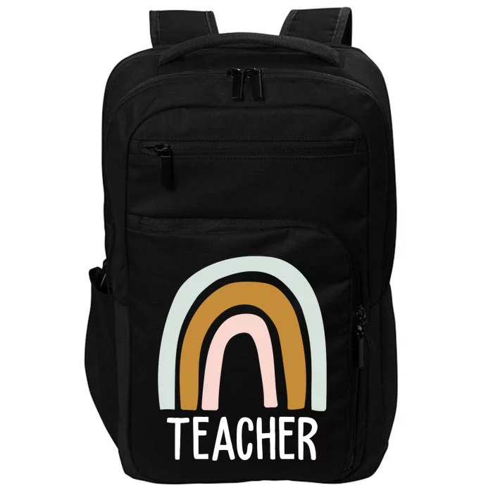 Teacher Rainbow Back To School Impact Tech Backpack