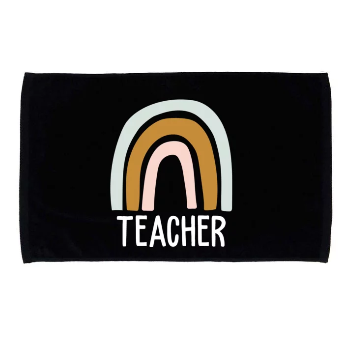 Teacher Rainbow Back To School Microfiber Hand Towel