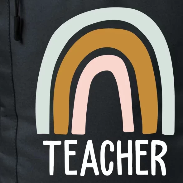 Teacher Rainbow Back To School Daily Commute Backpack