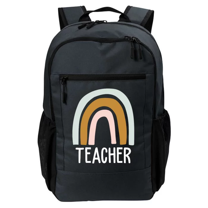 Teacher Rainbow Back To School Daily Commute Backpack