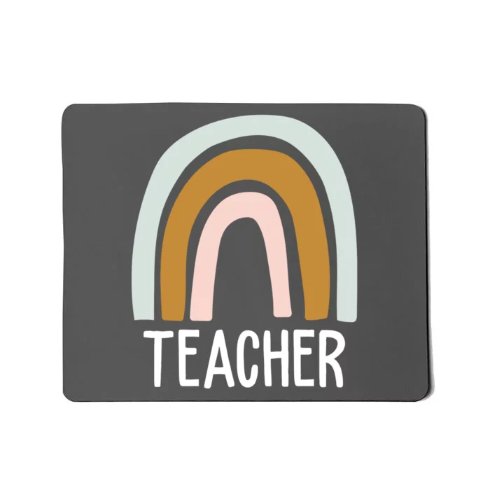 Teacher Rainbow Back To School Mousepad