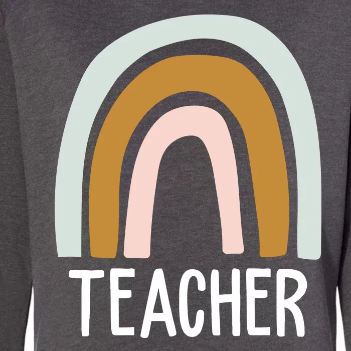 Teacher Rainbow Back To School Womens California Wash Sweatshirt