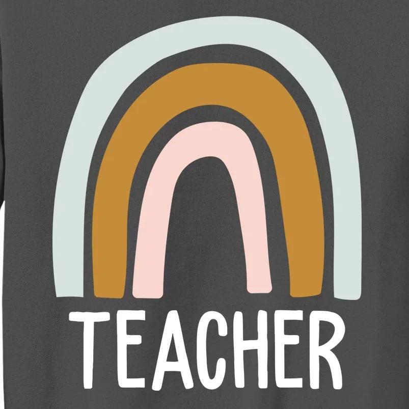 Teacher Rainbow Back To School Tall Sweatshirt