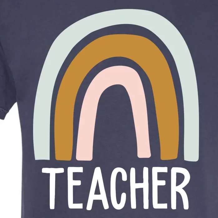 Teacher Rainbow Back To School Garment-Dyed Heavyweight T-Shirt