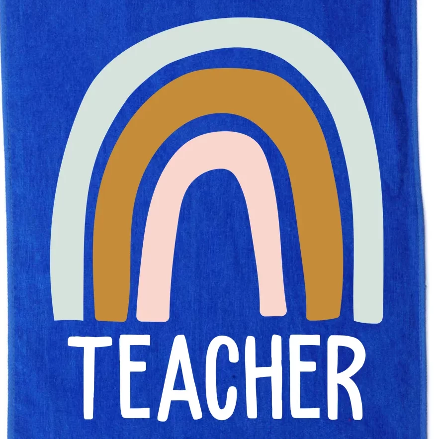 Teacher Rainbow Back To School Platinum Collection Golf Towel