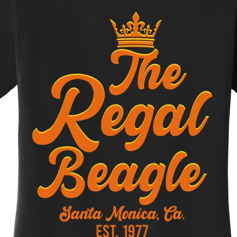 The Regal Beagle Santa Monica California Women's T-Shirt