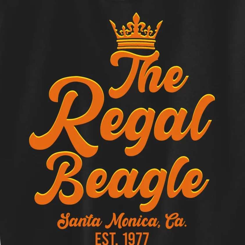 The Regal Beagle Santa Monica California Kids Sweatshirt