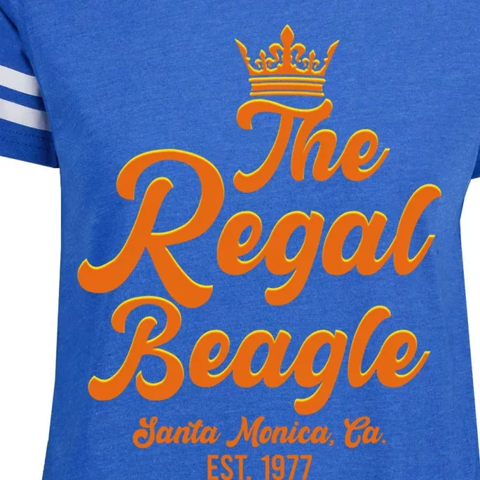 The Regal Beagle Santa Monica California Enza Ladies Jersey Football T-Shirt