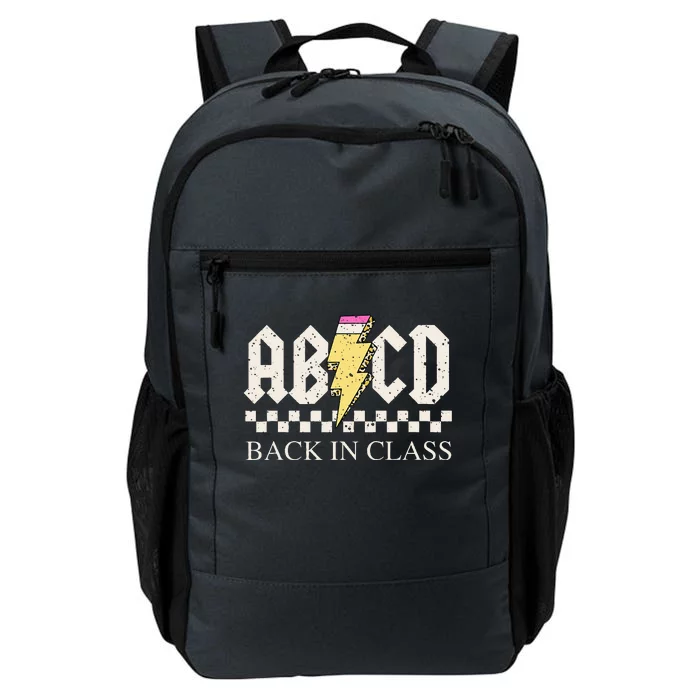 Teachers Rock Back To School ABCD Back In Class Daily Commute Backpack