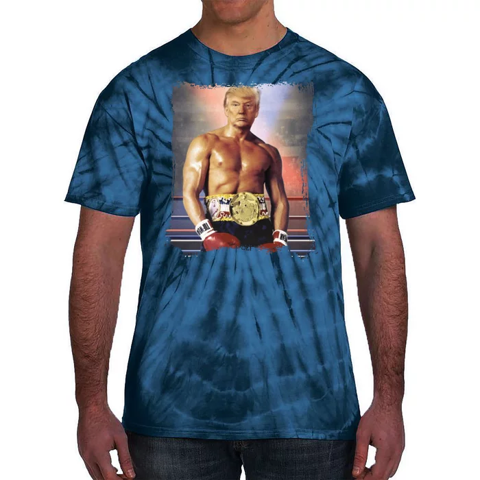 Trump Rocky Boxer Funny Tie-Dye T-Shirt