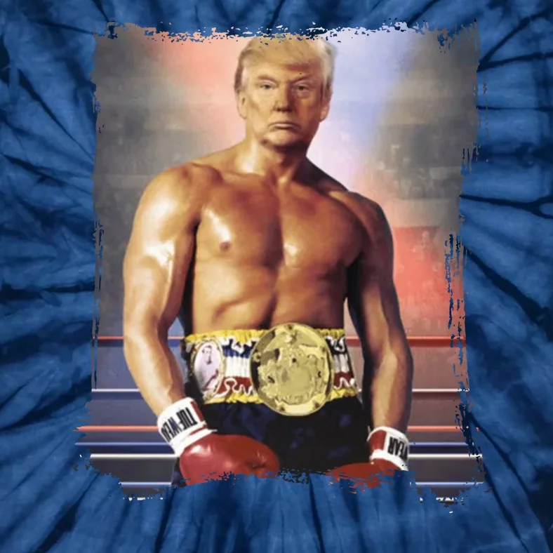 Trump Rocky Boxer Funny Tie-Dye T-Shirt