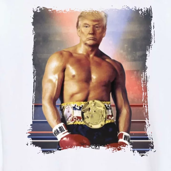 Trump Rocky Boxer Funny Garment-Dyed Sweatshirt