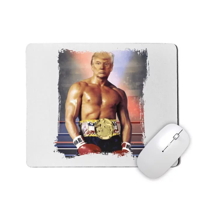 Trump Rocky Boxer Funny Mousepad