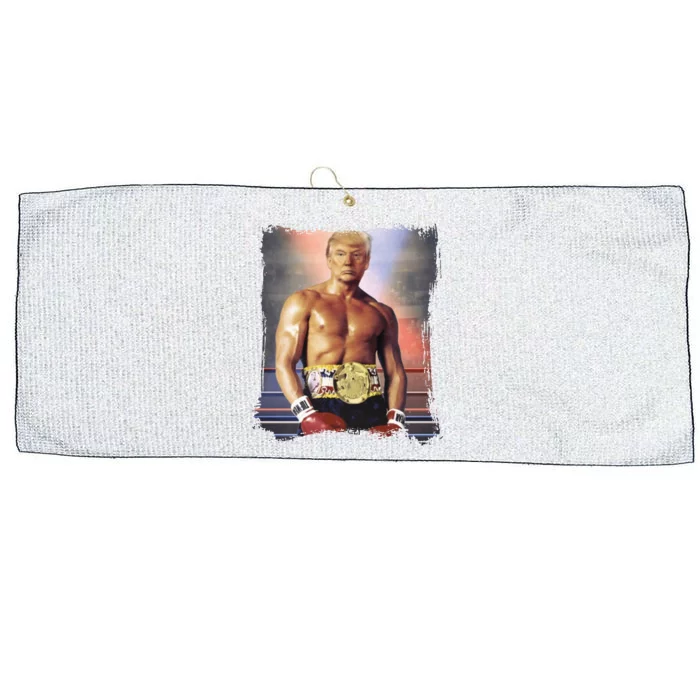 Trump Rocky Boxer Funny Large Microfiber Waffle Golf Towel