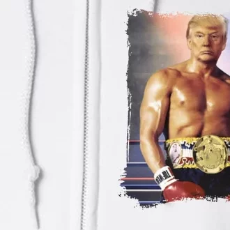 Trump Rocky Boxer Funny Full Zip Hoodie