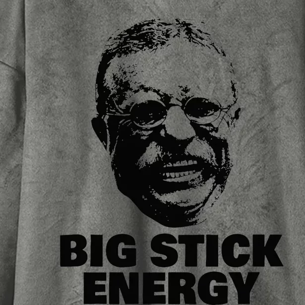 Teddy Roosevelt Big Stick Theodore President Hooded Wearable Blanket