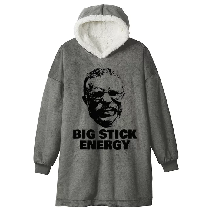 Teddy Roosevelt Big Stick Theodore President Hooded Wearable Blanket