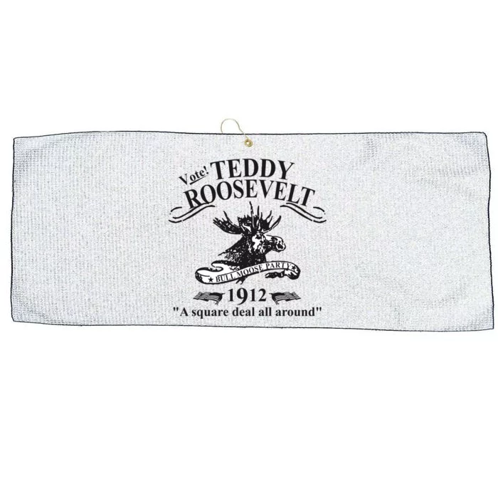 Teddy Roosevelt Bull Moose Party 1912 Presidential Campaign Large Microfiber Waffle Golf Towel