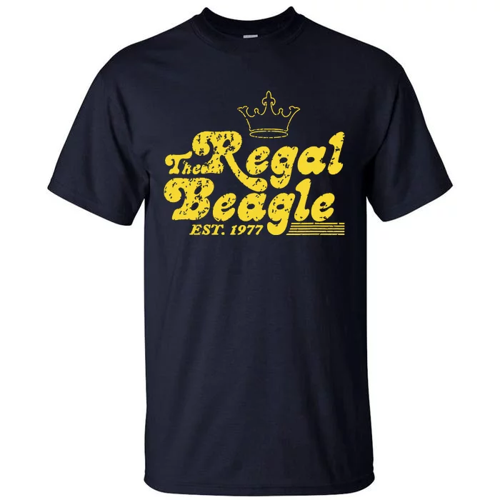 The Regal Beagle Vintage Classic 70s Lettering Design Tall T-Shirt