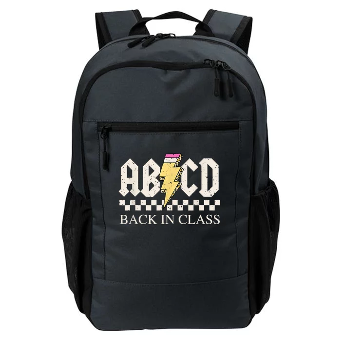 Teachers Rock Back To School ABCD Back In Class Daily Commute Backpack