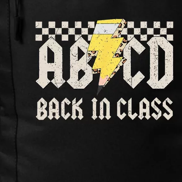 Teachers Rock Back to School ABCD Back in Class Daily Commute Backpack