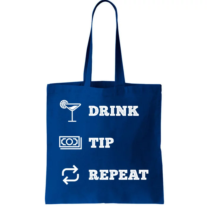 Tip Repeat Bartender Gift Tote Bag