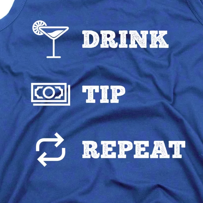 Tip Repeat Bartender Gift Tank Top