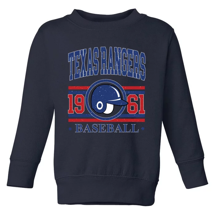 Texas Rangers Baseball Team Lover Supporter Toddler Sweatshirt