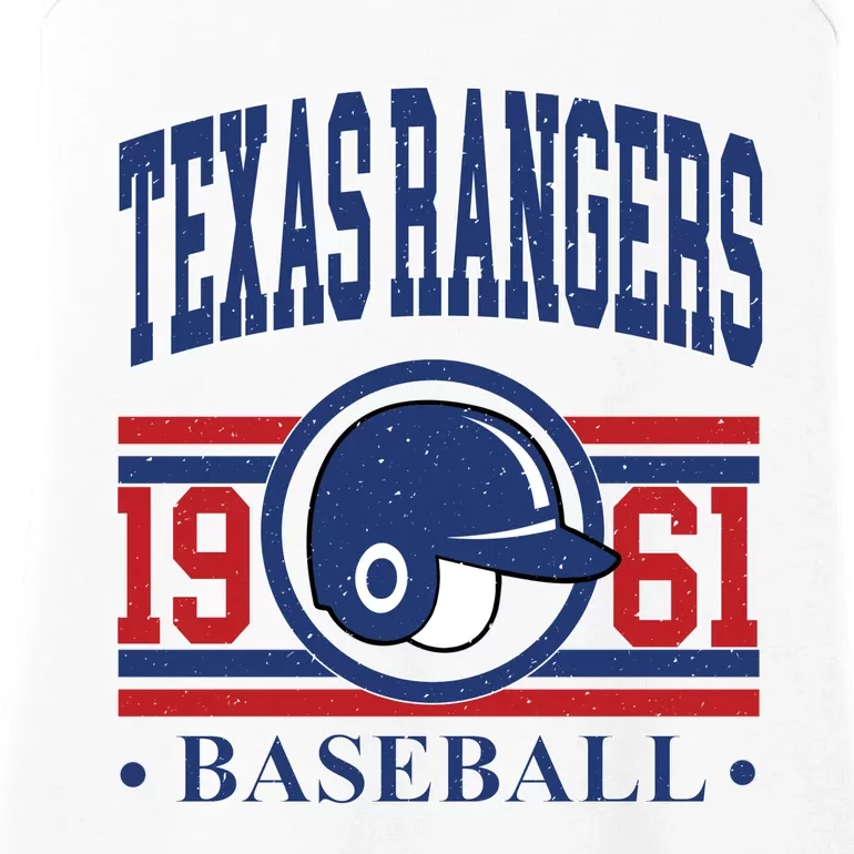 Texas Rangers Baseball Team Lover Supporter Ladies Essential Tank