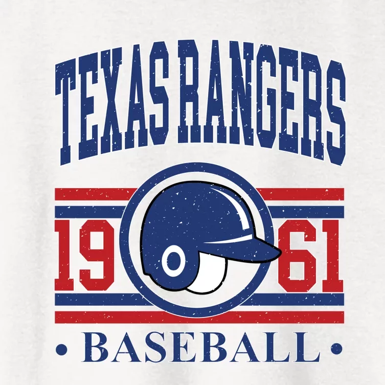 Texas Rangers Baseball Team Lover Supporter Women's Crop Top Tee