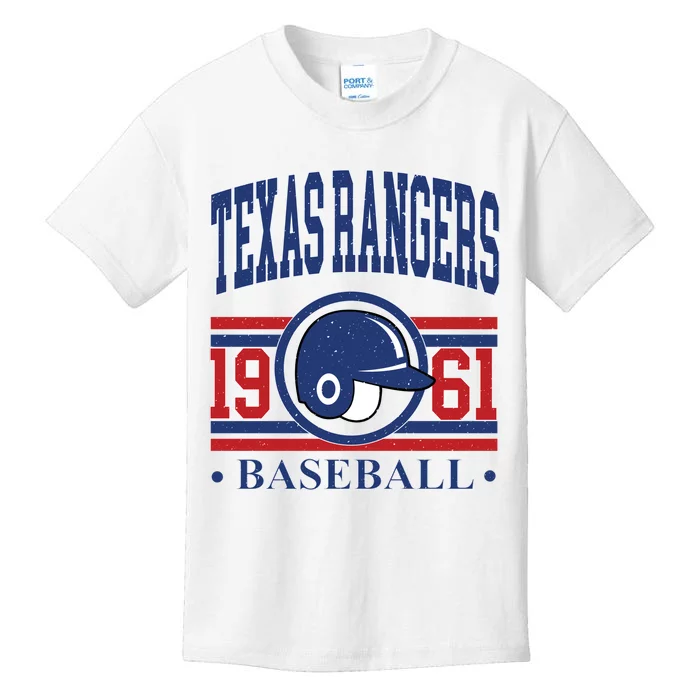 Texas Rangers Baseball Team Lover Supporter Kids T-Shirt