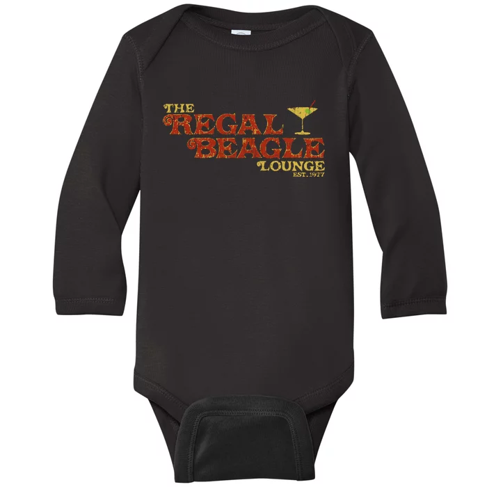 The Regal Beagle Lounge 1977 Baby Long Sleeve Bodysuit