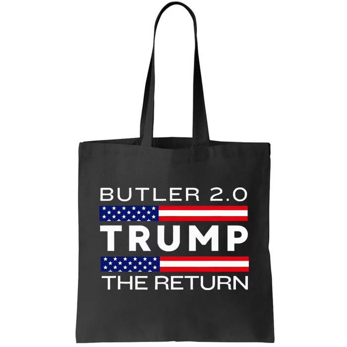 Trump Returns Butler Rally Fight Trump Elon Butler Rally 2.0 Tote Bag