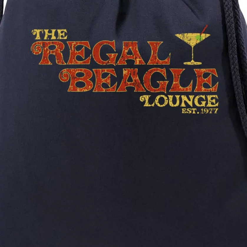 The Regal Beagle Lounge 1977 Drawstring Bag