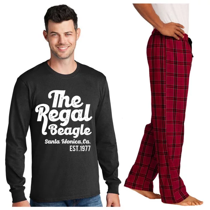 The Regal Beagle Santa Monica 70's 80's Sitcom Vintage Gift Long Sleeve Pajama Set