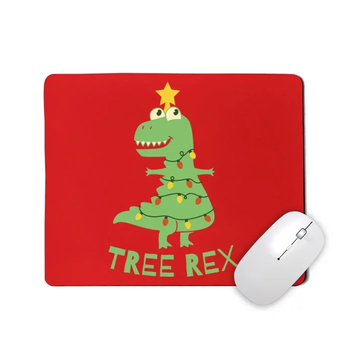 Tree Rex Christmas Mousepad