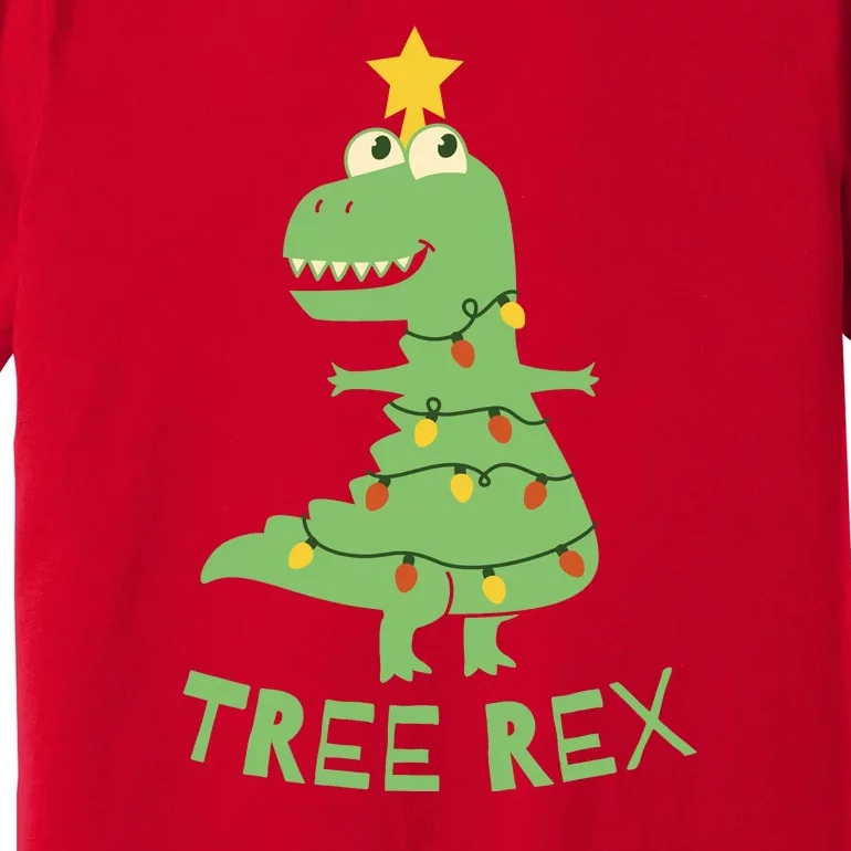 Tree Rex Christmas Premium T-Shirt