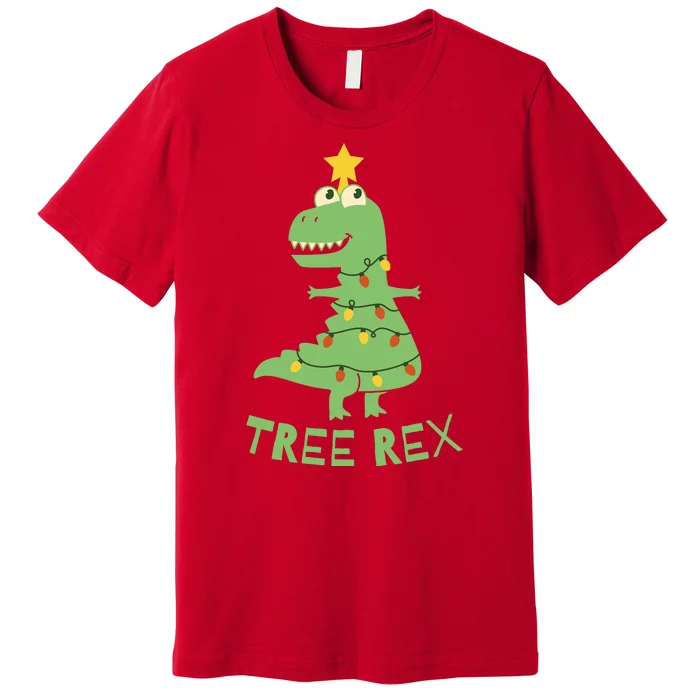 Tree Rex Christmas Premium T-Shirt