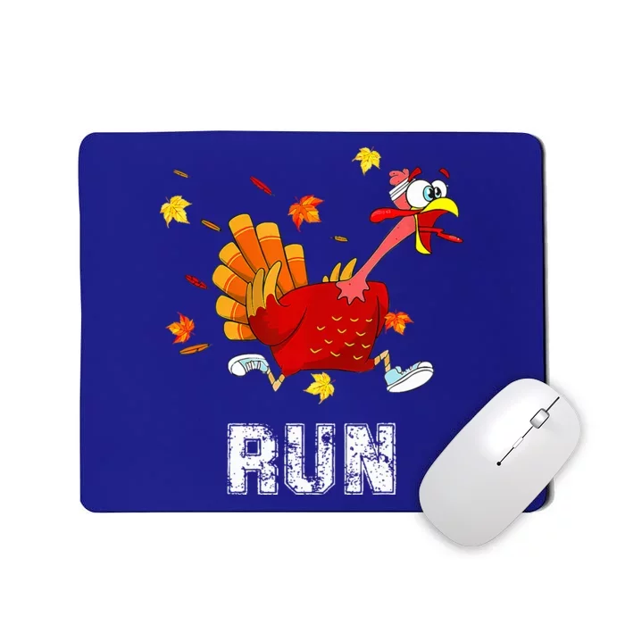 Turkey Run Costume Thanksgiving Running Turkey Trot Mousepad