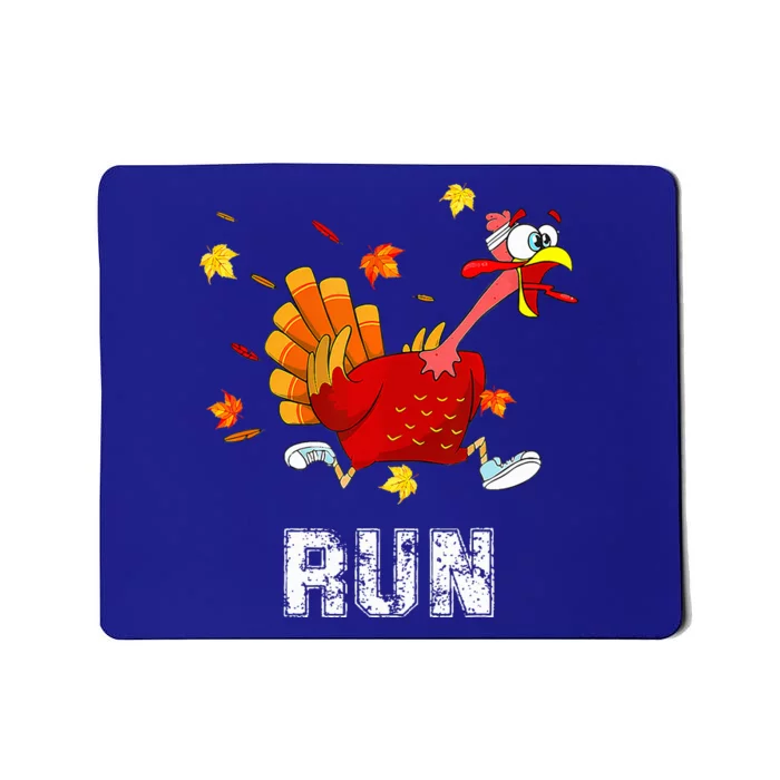 Turkey Run Costume Thanksgiving Running Turkey Trot Mousepad