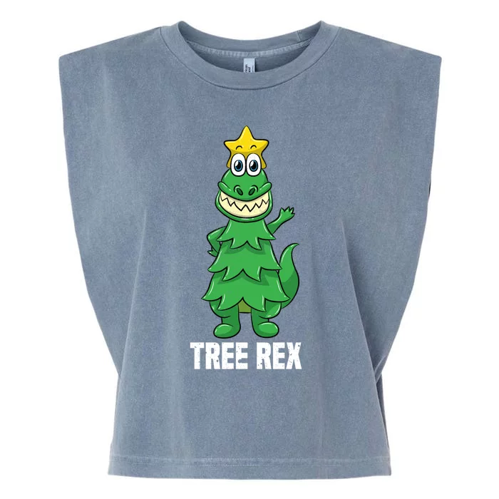 Tree Rex Christmas Trex Dinosaur Lover Boy Xmas Gift Sweatshir Garment-Dyed Women's Muscle Tee