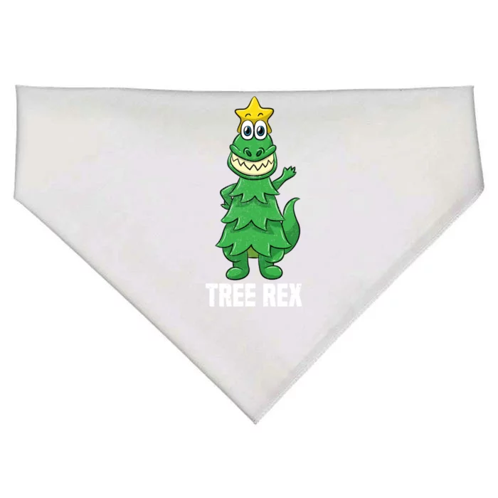 Tree Rex Christmas Trex Dinosaur Lover Boy Xmas Gift Sweatshir USA-Made Doggie Bandana