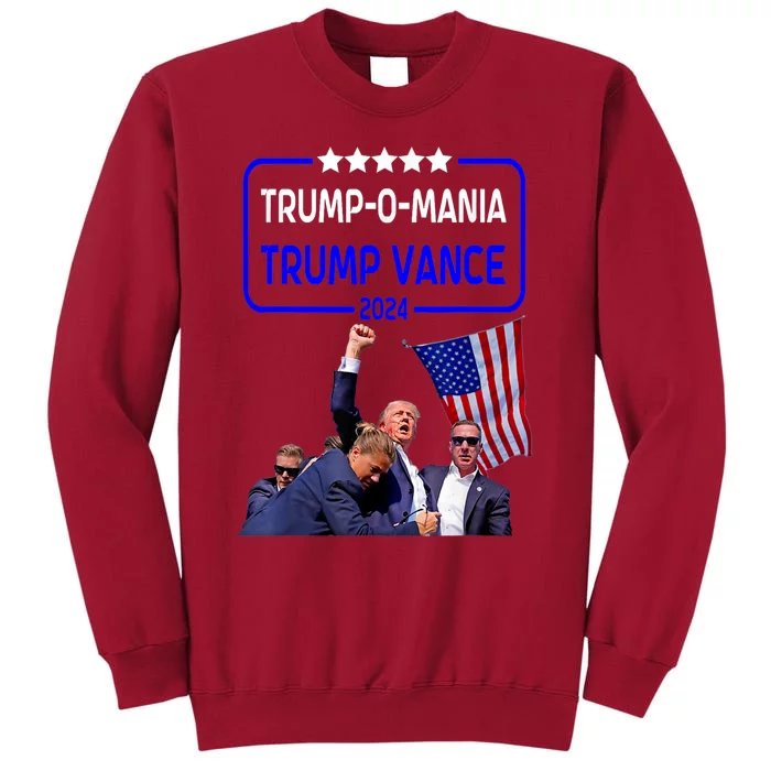 Trump Republican Convention Trumpomania! Trump Vance 2024 Tall Sweatshirt